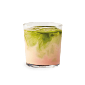 Iced Matcha Strawberry Latte