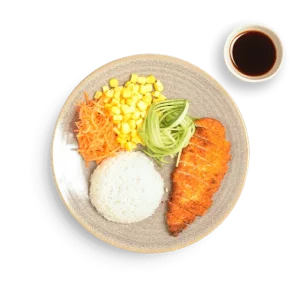 Mini Chicken Katsu with Amai Sauce