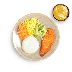 Mini Chicken Katsu with Katsu Curry Sauce