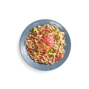 Yaki soba yasai Mushroom with rice noodles