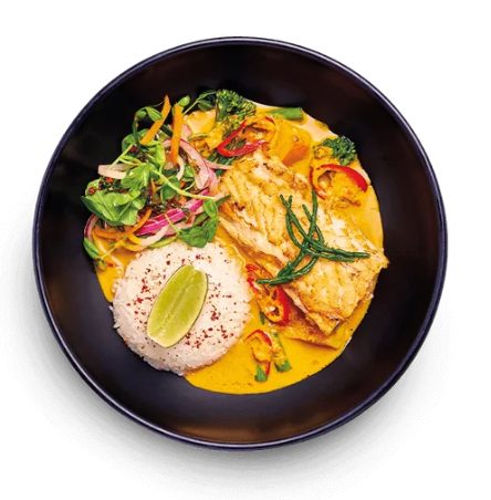 Succulent Hoki Fish Coconut Curry